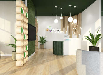 Biura sprzedaży i części wspólne - Warszawa 53 m²