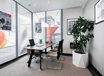 Biura sprzedaży i części wspólne - Warszawa 68 m²