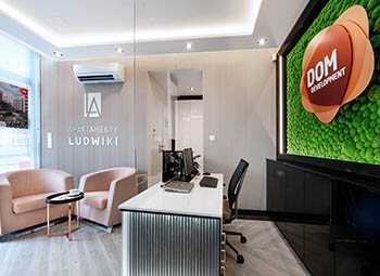 Biura sprzedaży i części wspólne - Warszawa 68 m²