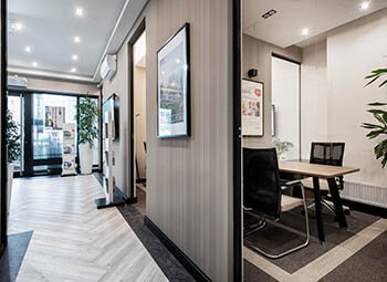 Biura sprzedaży i części wspólne - Warszawa 75 m²